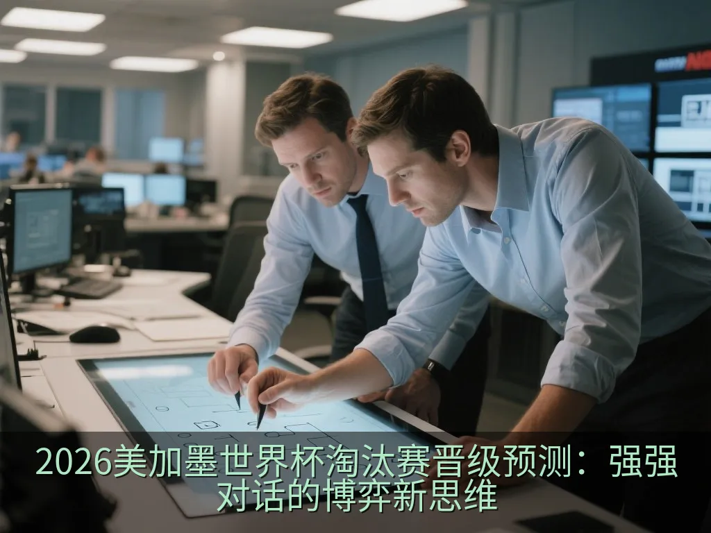 现代数字化体育赛事数据分析屏幕，展示赛程与晋级概率的统计图表